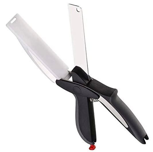 Cortador Cocina 2 En 1 Cuchillo Tijeras